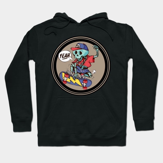 Skateskull Hoodie by Skatebro